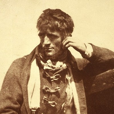 Heathcliff from Wuthering Heights &mdash; Hill and Adamson, 1843–47